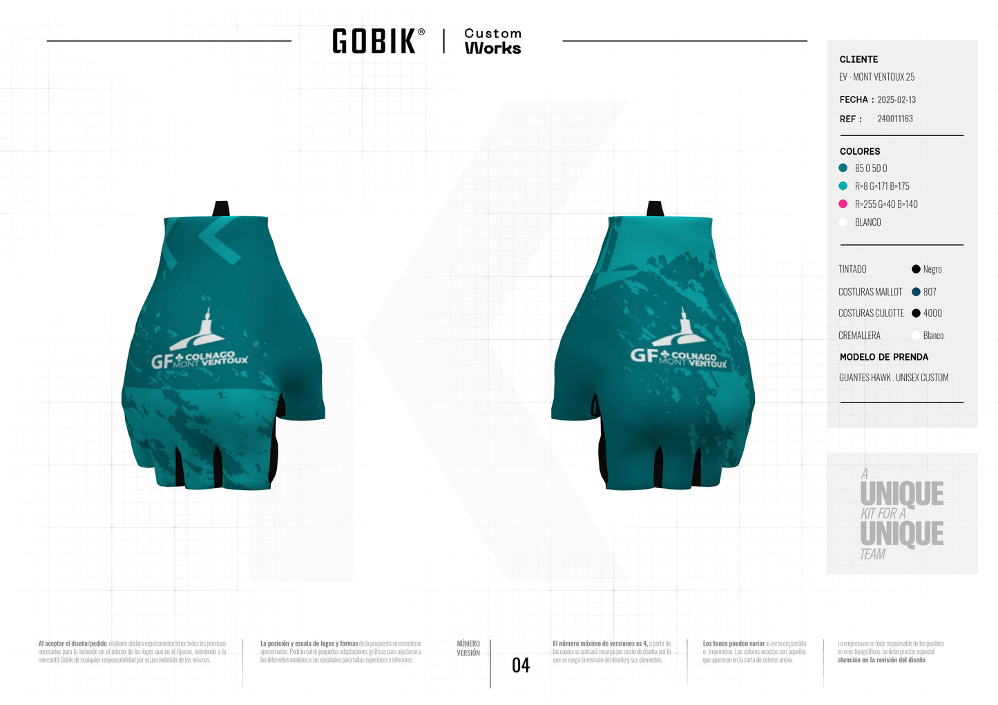 Gants Colnago GFMV 2025